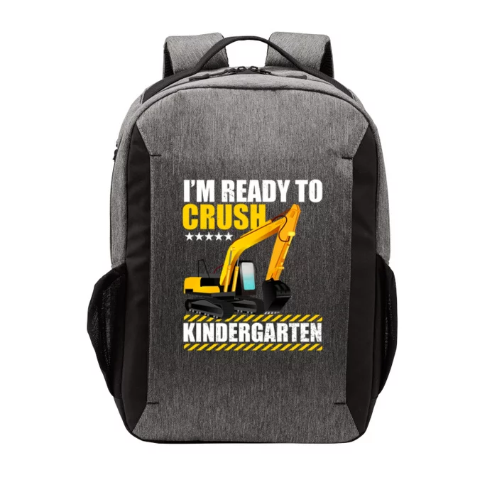 I'm Ready To Crush Kindergarten Bulldozer Back To School Vector Backpack