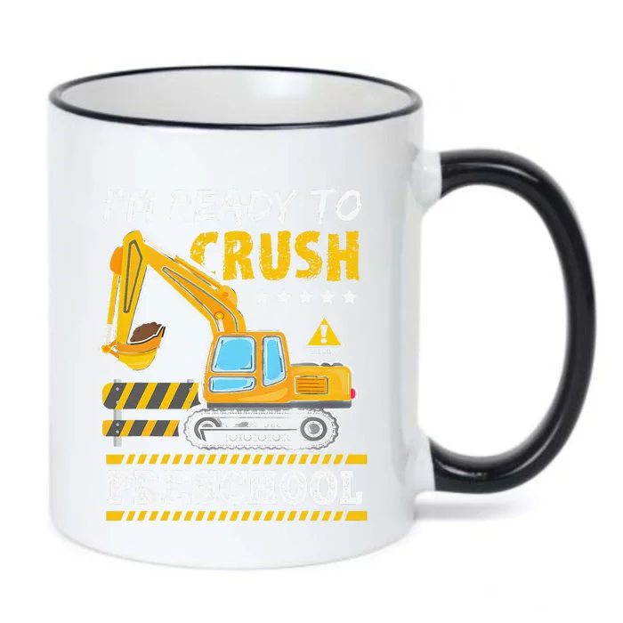 IM Ready To Crush Preschool Construction Vehicle Black Color Changing Mug