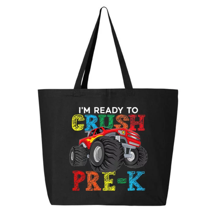 IM Ready To Crush Prek Monster Truck Back To School 25L Jumbo Tote