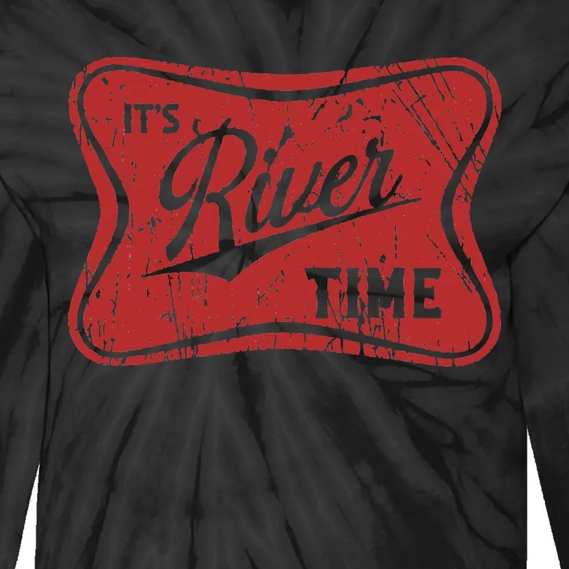 ItS River Time River Vibes Tie-Dye Long Sleeve Shirt