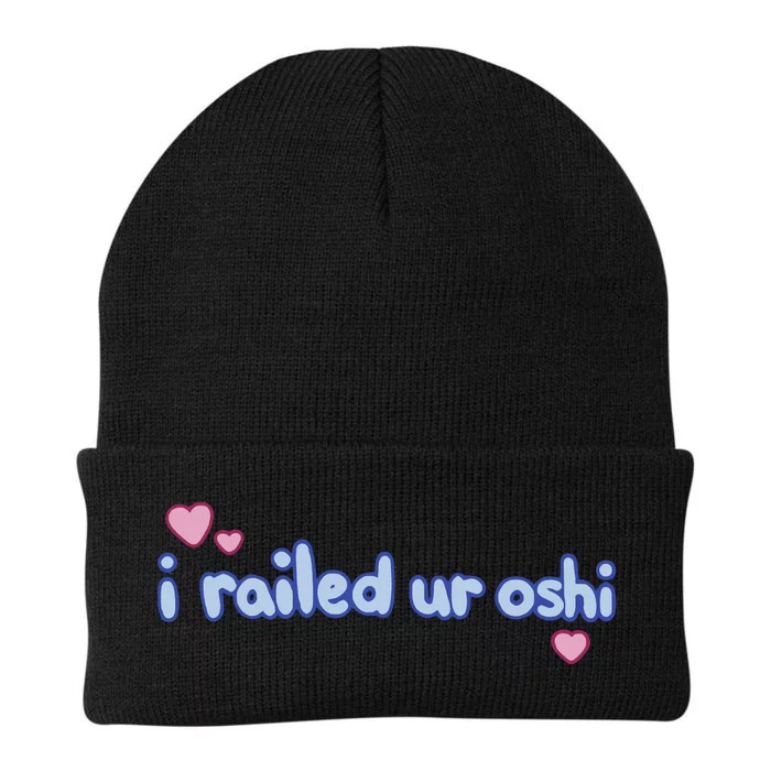 I Railed Ur Oshi Knit Cap Winter Beanie