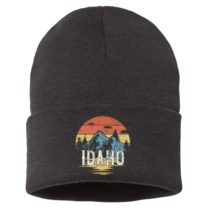 Idaho Retro Vintage Sustainable Knit Beanie