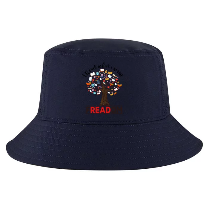 I Read What I Want Funny Gift Banned Books Week Librarian Gift Cool Comfort Performance Bucket Hat