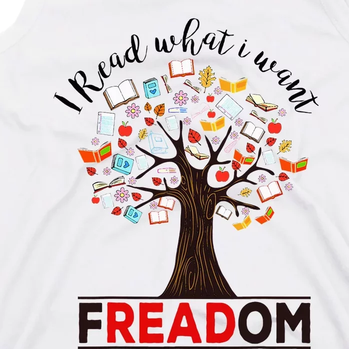 I Read What I Want Banned Books Week Tank Top