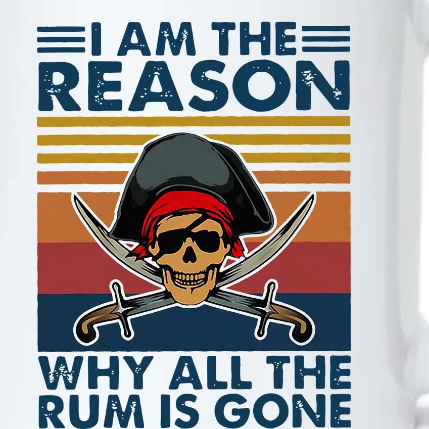 IM Reason Why All The Rum Is Gone Black Color Changing Mug