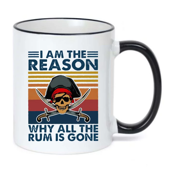 IM Reason Why All The Rum Is Gone Black Color Changing Mug