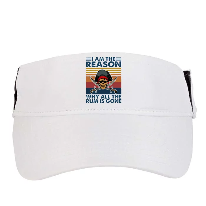 IM Reason Why All The Rum Is Gone Adult Drive Performance Visor