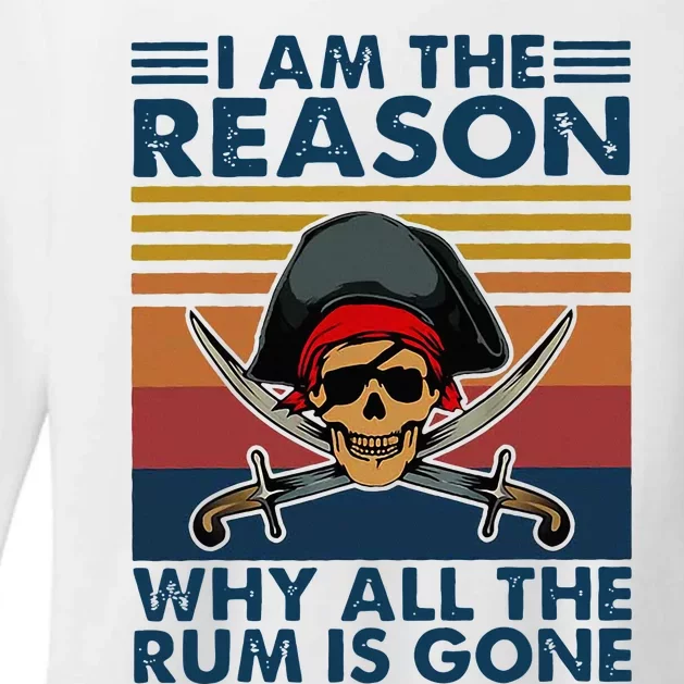 IM Reason Why All The Rum Is Gone Womens CVC Long Sleeve Shirt