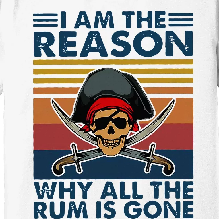 IM Reason Why All The Rum Is Gone Premium T-Shirt