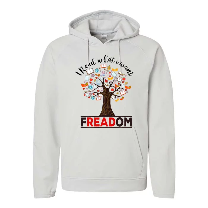 I Read What i Want Banned Books Week Librarian Performance Fleece Hoodie