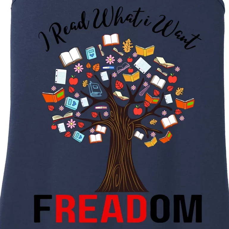 I Read What I Want Banned Books Week Librarian Ladies Essential Tank