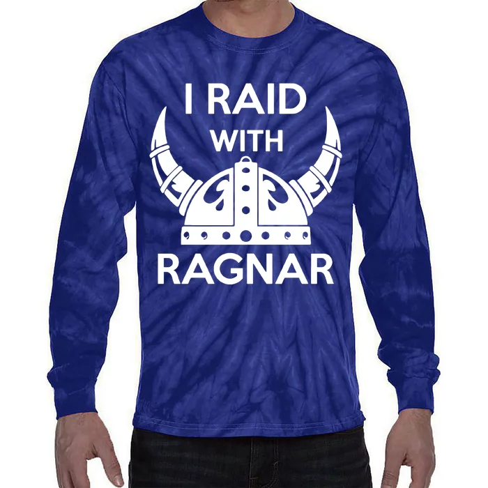 I Raid With Ragnar Tie-Dye Long Sleeve Shirt