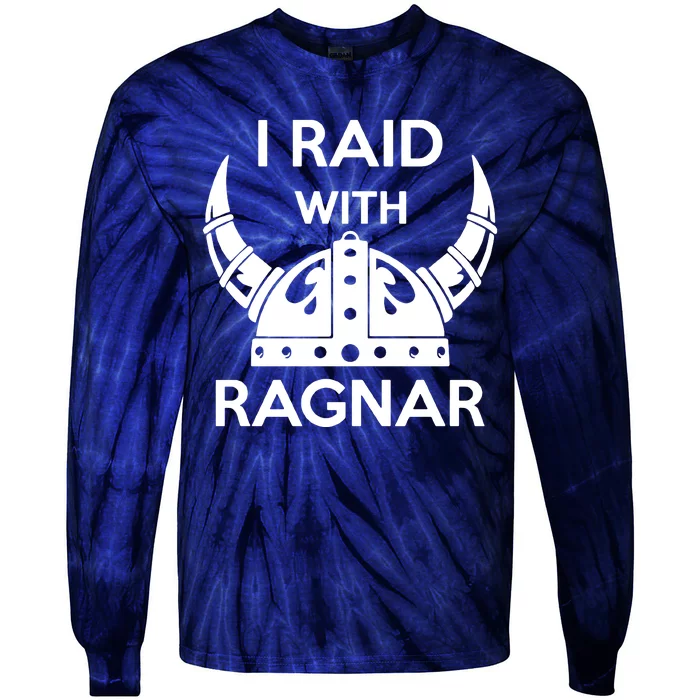 I Raid With Ragnar Tie-Dye Long Sleeve Shirt