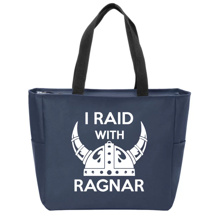 I Raid With Ragnar Zip Tote Bag