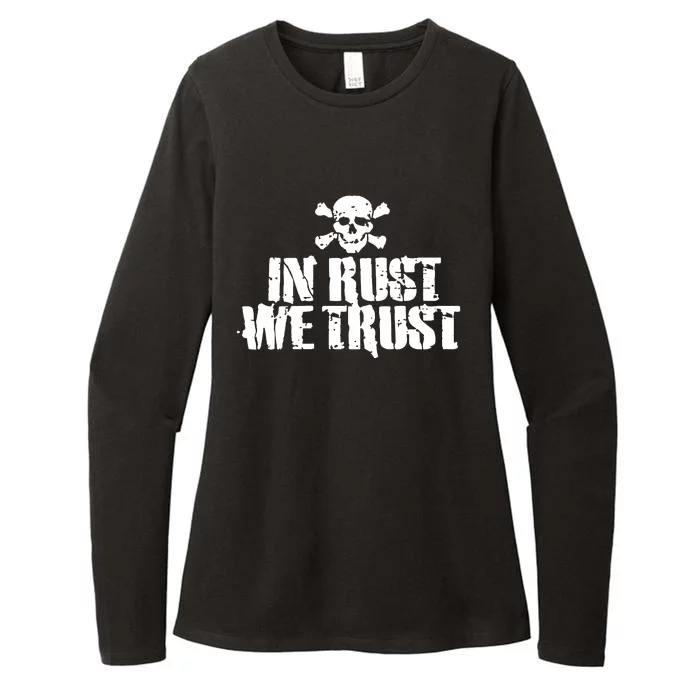 In Rust We Trust Womens CVC Long Sleeve Shirt