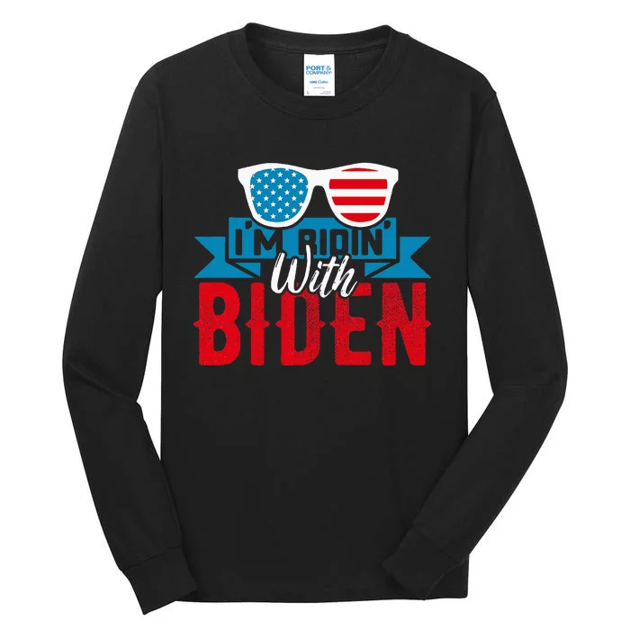 IM Ridin With Biden 2023 Joe Biden Tall Long Sleeve T-Shirt