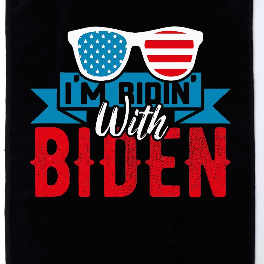 IM Ridin With Biden 2023 Joe Biden Platinum Collection Golf Towel