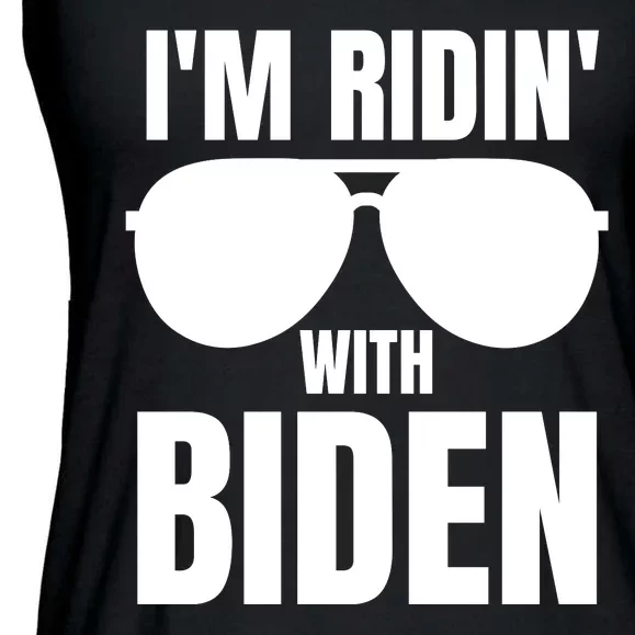 IM Ridin With Biden Ladies Essential Flowy Tank