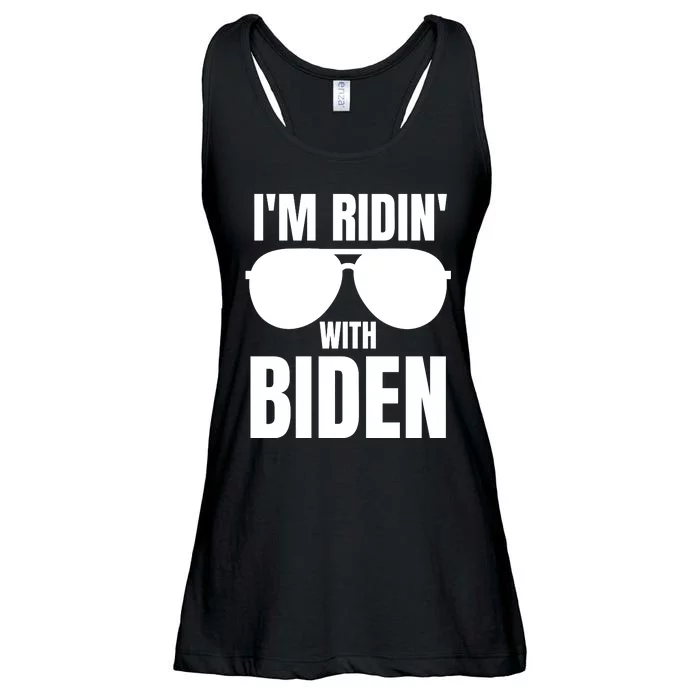 IM Ridin With Biden Ladies Essential Flowy Tank