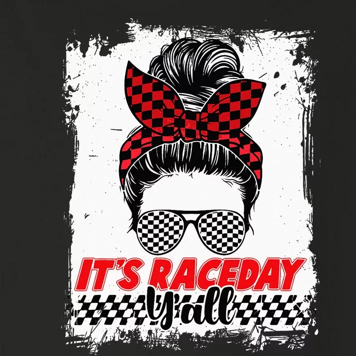 Its Raceday Yall Dirt Track Racing Race Car Lover Women Girl Toddler Long Sleeve Shirt