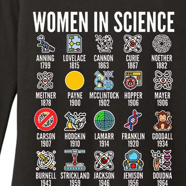 in Science Womens CVC Long Sleeve Shirt