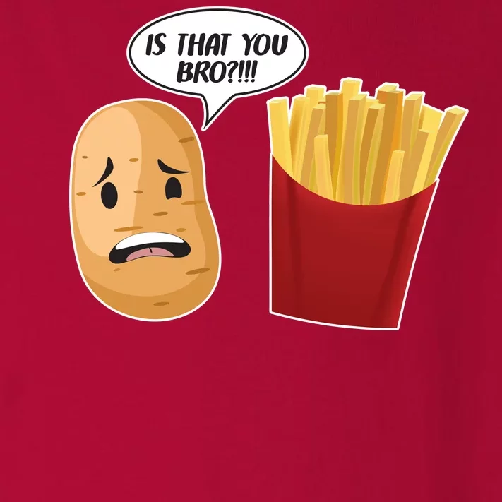 Is That You Bro Funny French Fries Toddler Long Sleeve Shirt