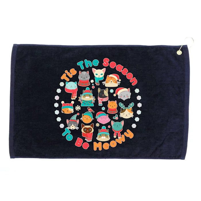 Is The Season To Be Meowy Grommeted Golf Towel