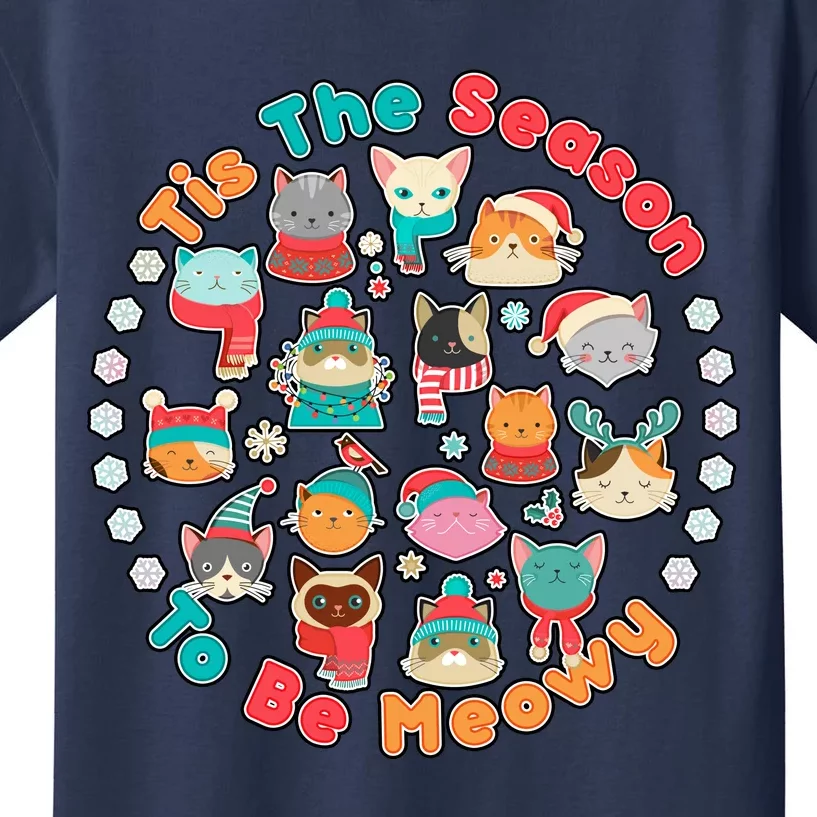 Is The Season To Be Meowy Kids T-Shirt