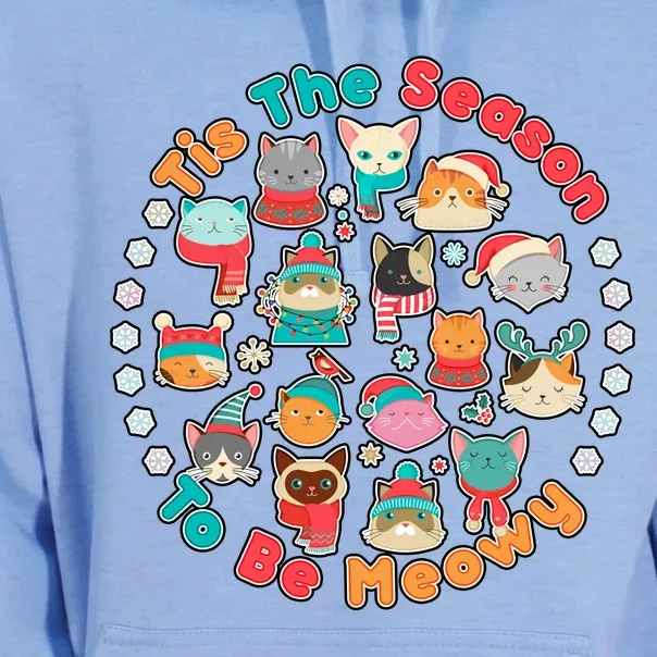 Is The Season To Be Meowy Unisex Surf Hoodie