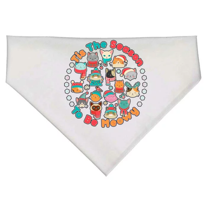 Is The Season To Be Meowy USA-Made Doggie Bandana