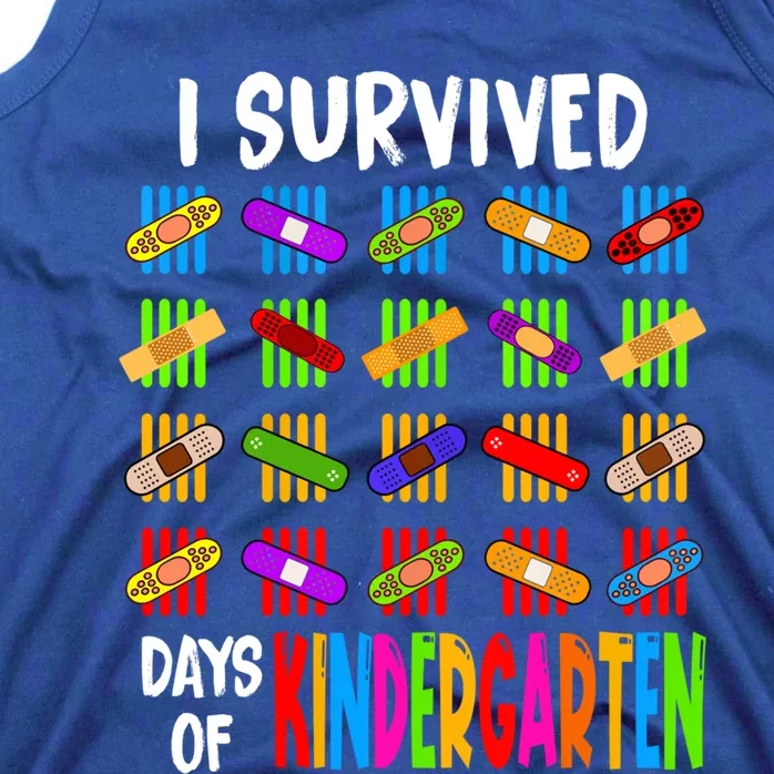 I Survived 100 Days Of Kindergarten Teacher 100th Day Gift Tank Top