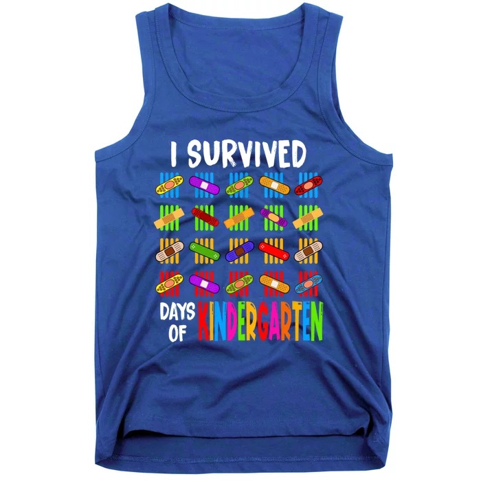 I Survived 100 Days Of Kindergarten Teacher 100th Day Gift Tank Top