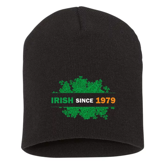 Irish Since 1979 41st Birthday Short Acrylic Beanie