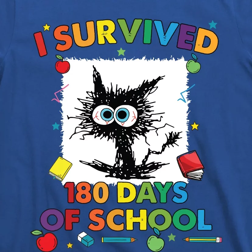 I Survived 180 Days Of School Funny Last Day Of School T-Shirt