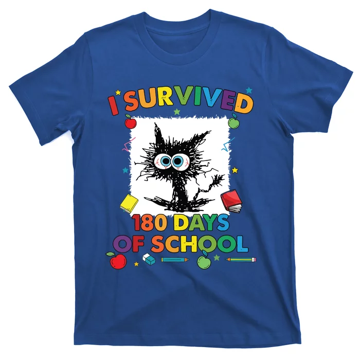 I Survived 180 Days Of School Funny Last Day Of School T-Shirt