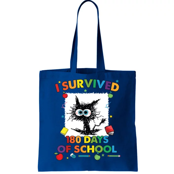 I Survived 180 Days Of School Funny Last Day Of School Tote Bag