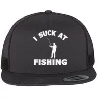 If Fishing Was Easy It'd Be Called Your Mom Funny Fish Meme Gift Flat Bill Trucker Hat