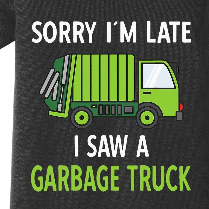 I Saw A Garbage Truck Costume Recycling Garbage Baby Bodysuit