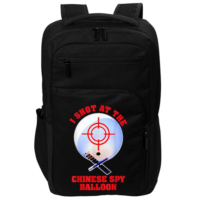 I Shot At The Chinese Spy Balloon Funny Impact Tech Backpack