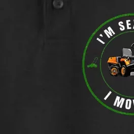 Im Sexy And I Mow It Fathers Day Dad Joke Mower Dry Zone Grid Performance Polo