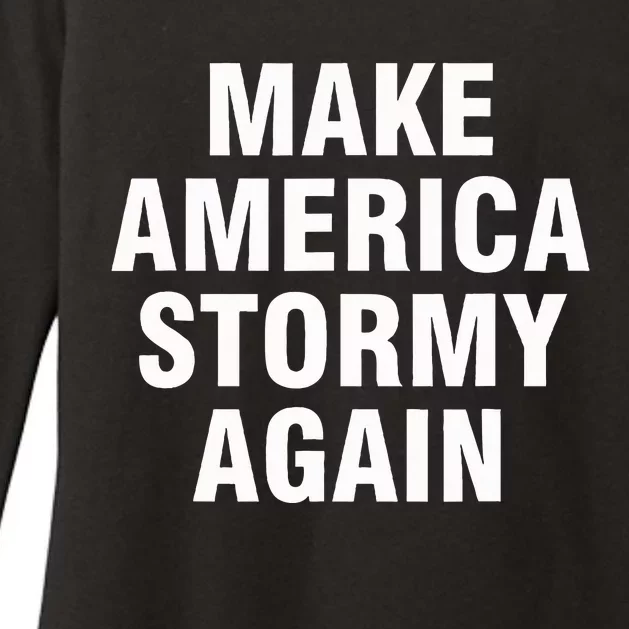 Im Sexy And I Tow It Make America Stormy Again Womens CVC Long Sleeve Shirt