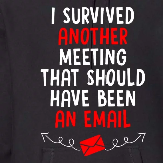 I Survived Another Meeting... Should Have Been An Email Premium Hoodie