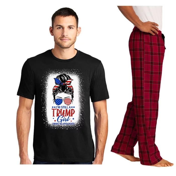 IM Still A Trump Girl I Make No Apologies Trump 2024 Pajama Set