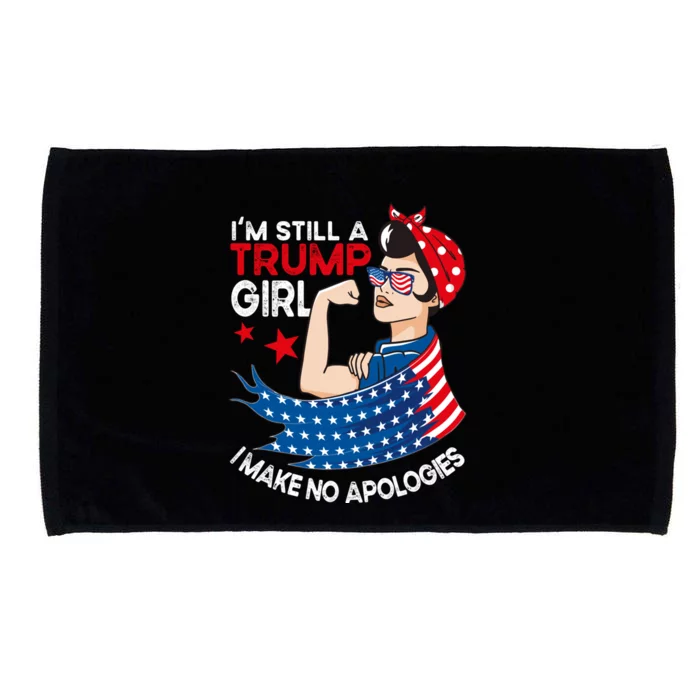 IM Still A Trump I Make No Apologies Trump 2024 Gift Microfiber Hand Towel