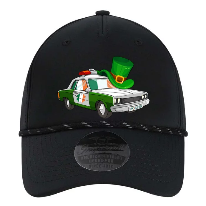 Irish Shamrock American Flag Police Car St Patrick's Day Gift Performance The Dyno Cap