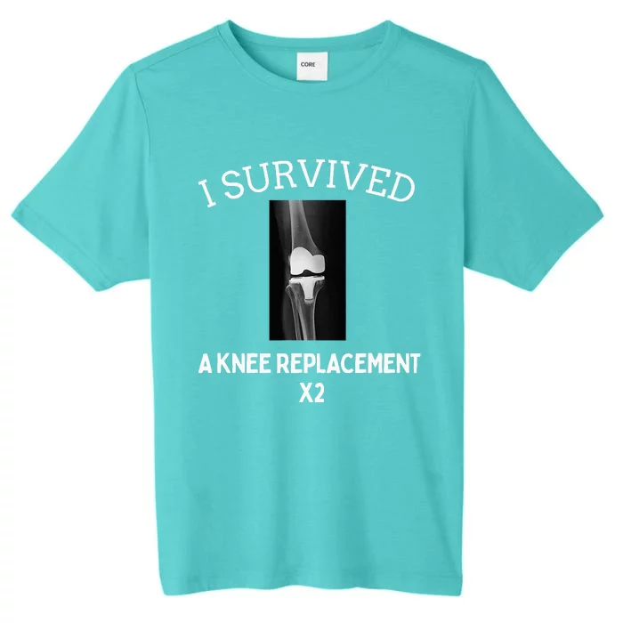 I Survived A Knee Replacet X2 ChromaSoft Performance T-Shirt