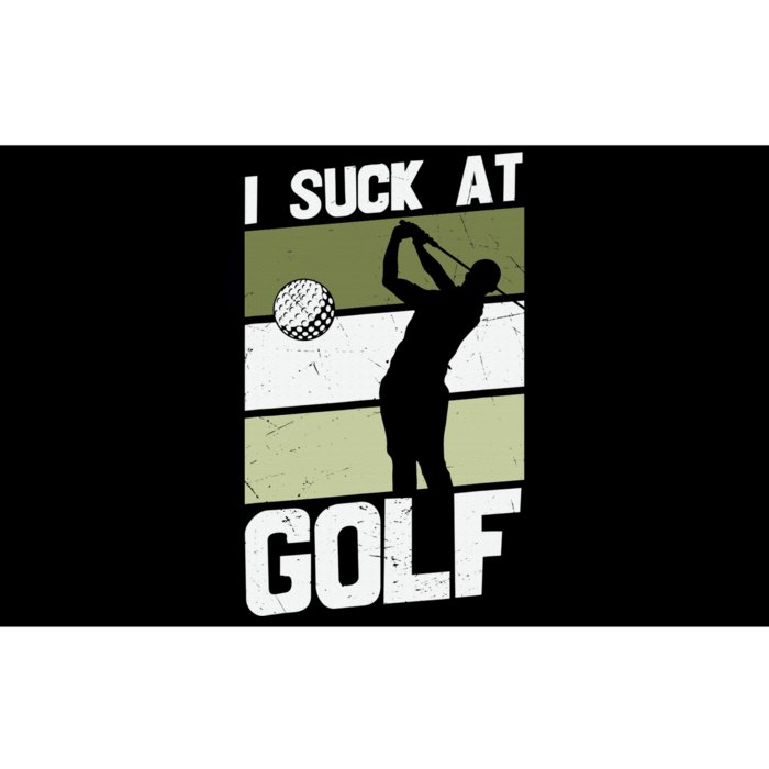 I Suck At Golf funny saying sarcastic golfing golf Bumper Sticker