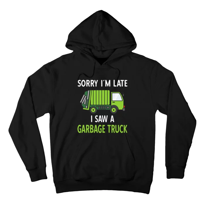 I Saw A Garbage Truck Costume Recycling Garbage Hoodie