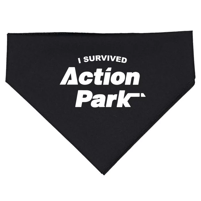 I Survived Action Park USA-Made Doggie Bandana