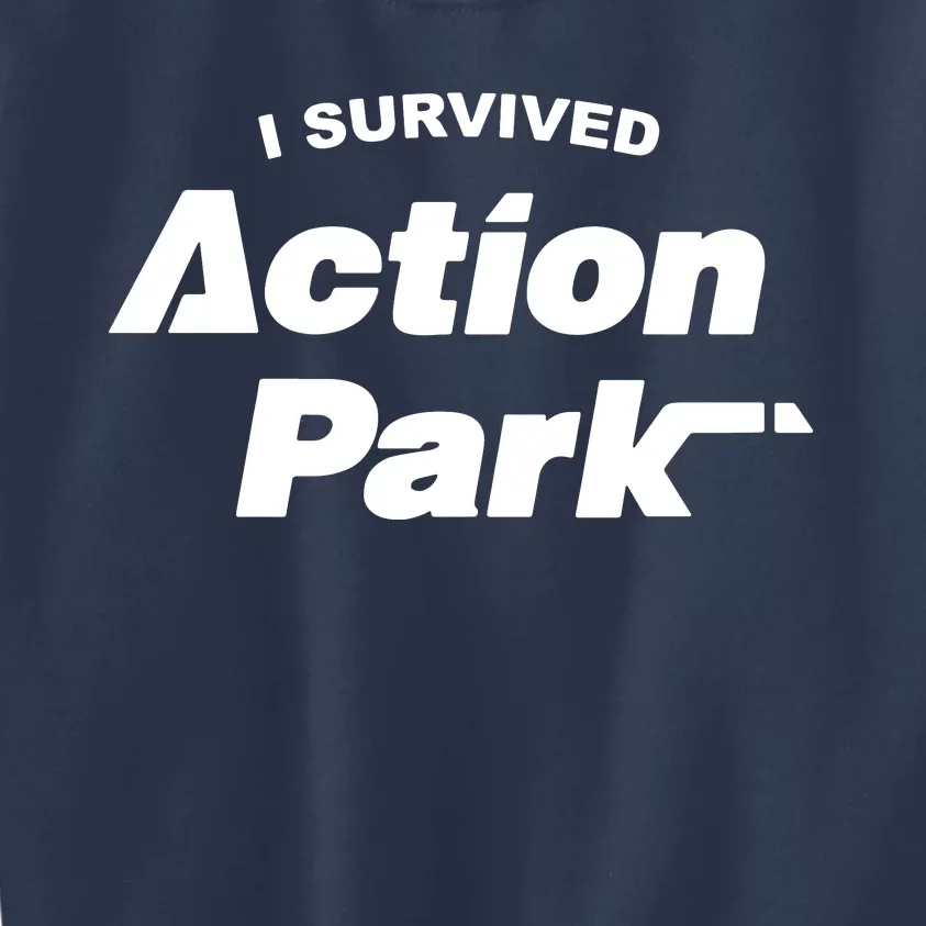 I Survived Action Park Kids Sweatshirt